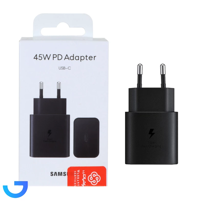 قیمت و خرید شارژر دیواری دو پین SAMSUNG 45W T4510 ( فست و PD) | فروشگاه آریا قیمت و خرید شارژر دیواری دو پین SAMSUNG 45W T4510 ( فست و PD) | فروشگاه آریا