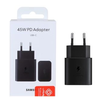شارژر دیواری دو پین SAMSUNG 45W T4510 ( فست و PD) | فروشگاه آریا