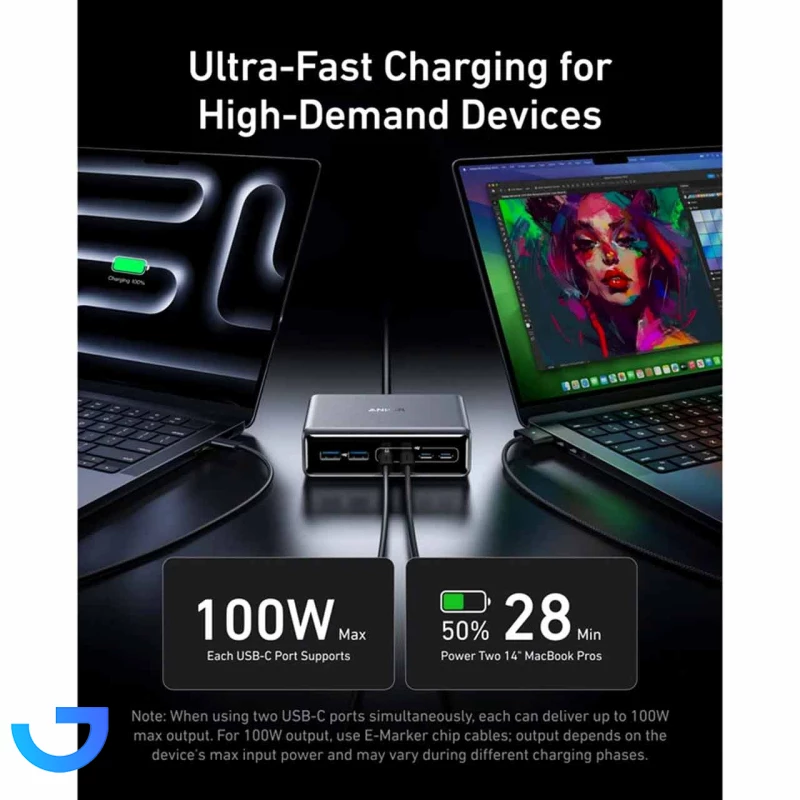 قیمت و خرید شارژر رومیزی انکر مدل A2683 | فروشگاه آریا