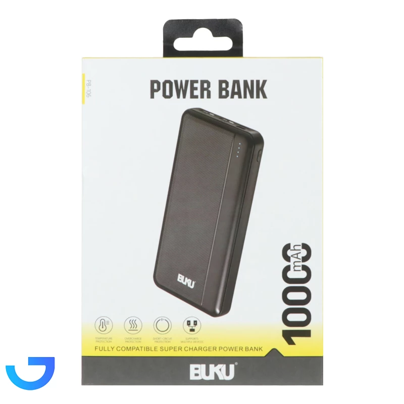 قیمت و خرید پاوربانک فست شارژ BUKU 10000mAh مدل PB-106 | فروشگاه آریا قیمت و خرید پاوربانک فست شارژ BUKU 10000mAh مدل PB-106 | فروشگاه آریا