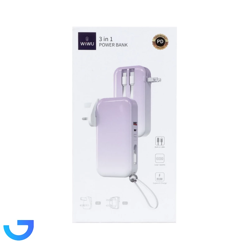 قیمت و خرید پاوربانک (PD و فست شارژ) Wiwu 22.5W 10000mAh مدل JC-23 | فروشگاه آریا قیمت و خرید پاوربانک (PD و فست شارژ) Wiwu 22.5W 10000mAh مدل JC-23 | فروشگاه آریا