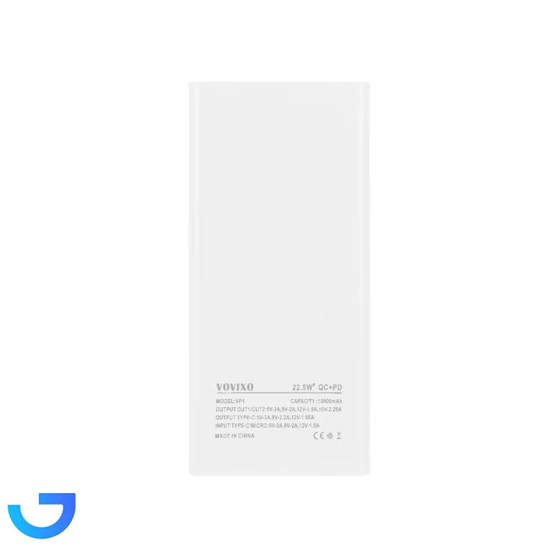 قیمت و خرید پاوربانک (فست شارژ) VOVIXO 22.5W 10000mAh مدل VP1 | فروشگاه آریا