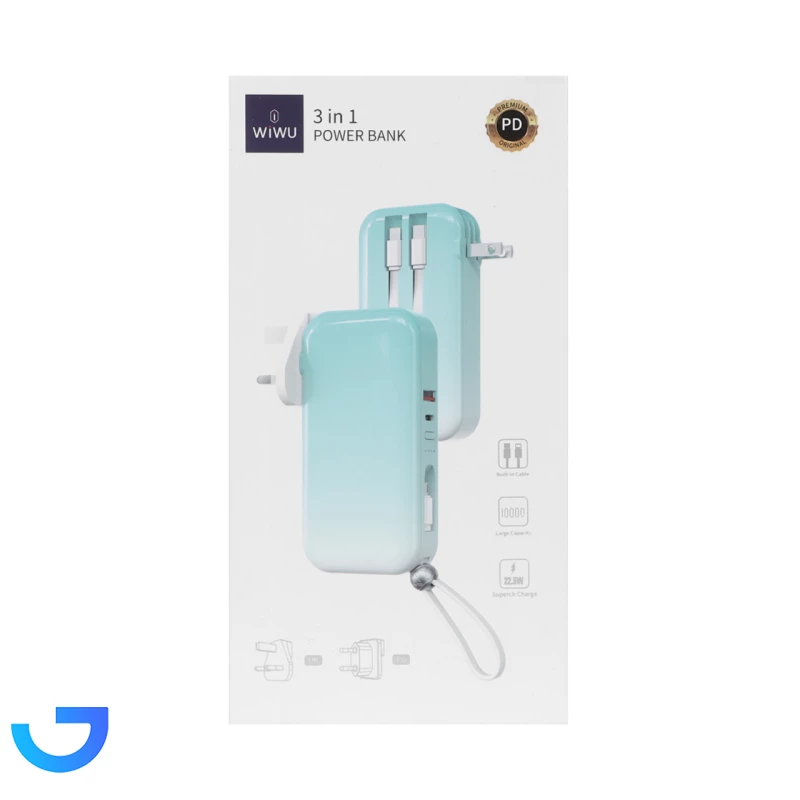 قیمت و خرید پاوربانک (PD و فست شارژ) Wiwu 22.5W 10000mAh مدل JC-23 | فروشگاه آریا قیمت و خرید پاوربانک (PD و فست شارژ) Wiwu 22.5W 10000mAh مدل JC-23 | فروشگاه آریا