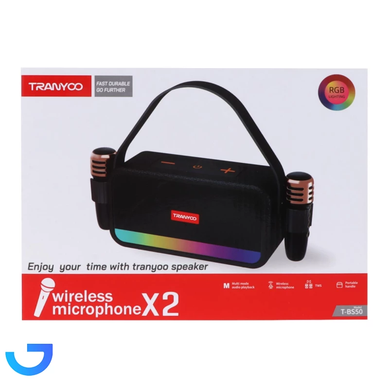 قیمت و خرید اسپیکر بی سیم TRANYOO مدل T-BS50 | فروشگاه آریا قیمت و خرید اسپیکر بی سیم TRANYOO مدل T-BS50 | فروشگاه آریا