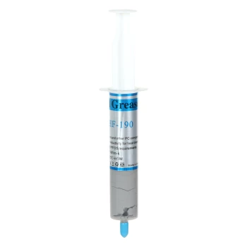 خمیر سیلیکون سرنگی نقره ای مدل HF-190 | فروشگاه آریا