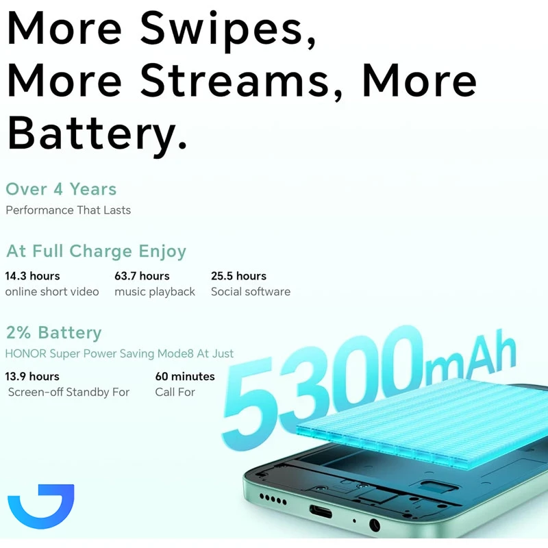 قیمت و خرید گوشی موبایل آنر مدل X6c دو سیم‌کارت ظرفیت 256 گیگابایت و رم 6 گیگابایت | فروشگاه آریا