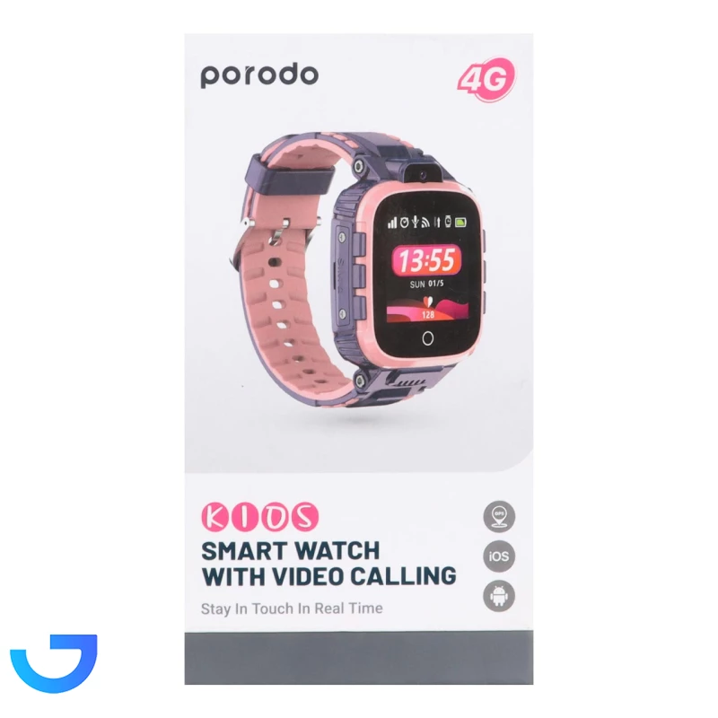 قیمت و خرید ساعت هوشمند کودکان Porodo مدل Kids PD-K4GSWV2-PK | فروشگاه آریا