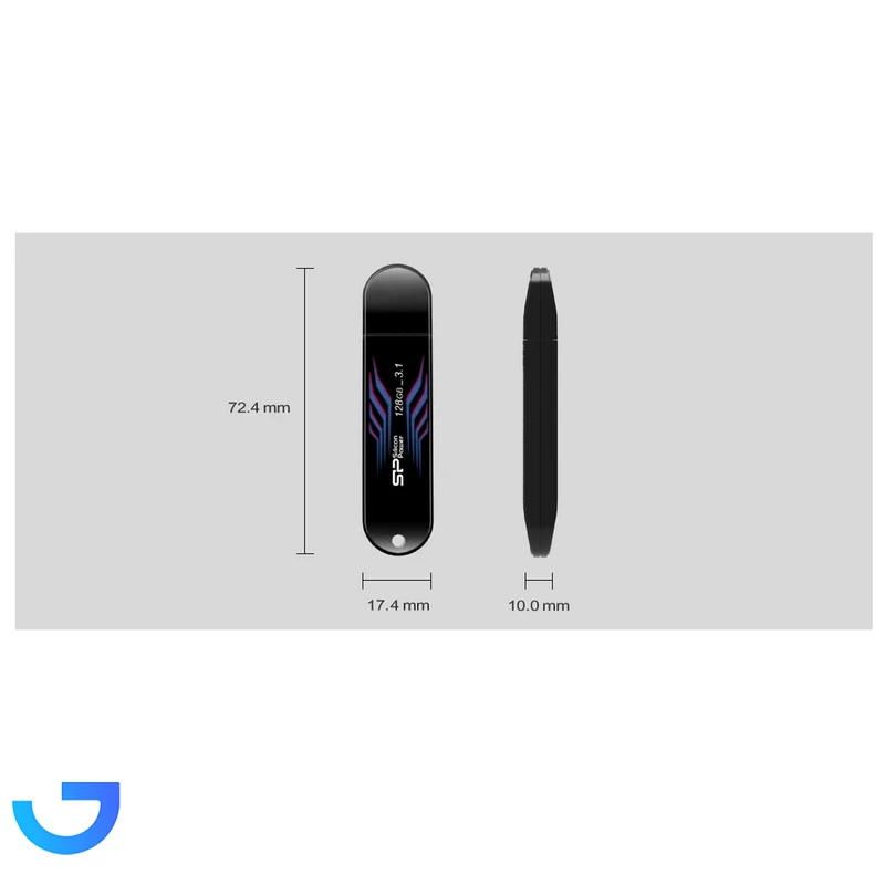 قیمت و خرید فلش مموری 32 گیگابایت سیلیکون پاور مدل Silicon Power Blaze B10 USB 3.2 | فروشگاه آریا