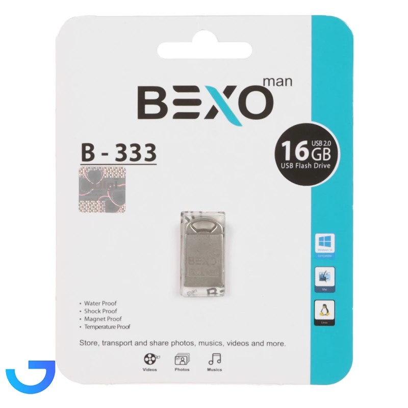 قیمت و خرید فلش مموری بکسو مدل BEXO B-333 USB2.0 Flash Memory - 16GB | فروشگاه آریا