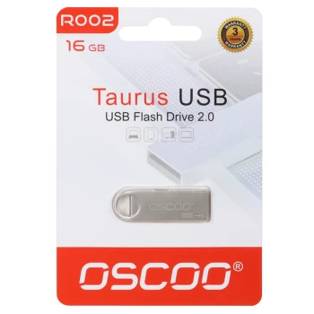 فلش مموری USB 2.0 اسکو مدل OSCOO R002 Taurus USB2.0 Flash Memory - 16GB | فروشگاه آریا