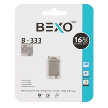 فلش مموری بکسو مدل BEXO B-333 USB2.0 Flash Memory - 16GB | فروشگاه آریا