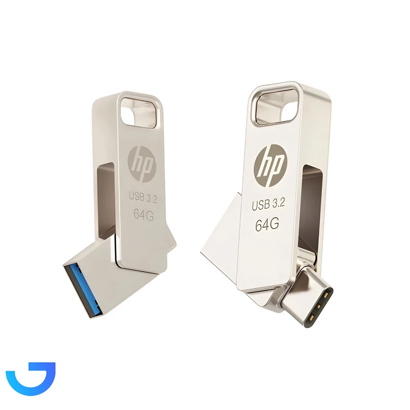 قیمت و خرید فلش مموری اچ‌ پی 64 گیگابایت مدل HP  X206C  USB3.2 | فروشگاه آریا