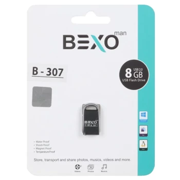 فلش مموری بکسو مدل B-307 ظرفیت 8 گیگابایت | فروشگاه آریا
