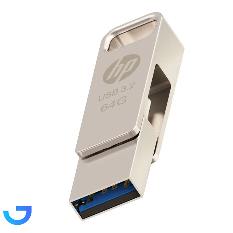 قیمت و خرید فلش مموری اچ‌ پی 64 گیگابایت مدل HP  X206C  USB3.2 | فروشگاه آریا