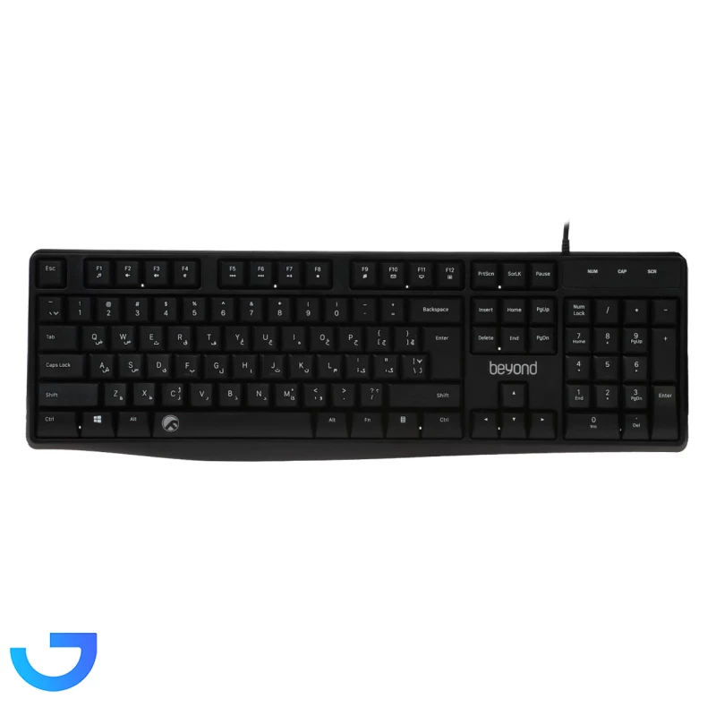 قیمت و خرید کیبورد باسیم بیاند مدل  Beyond BK-2230 | فروشگاه آریا