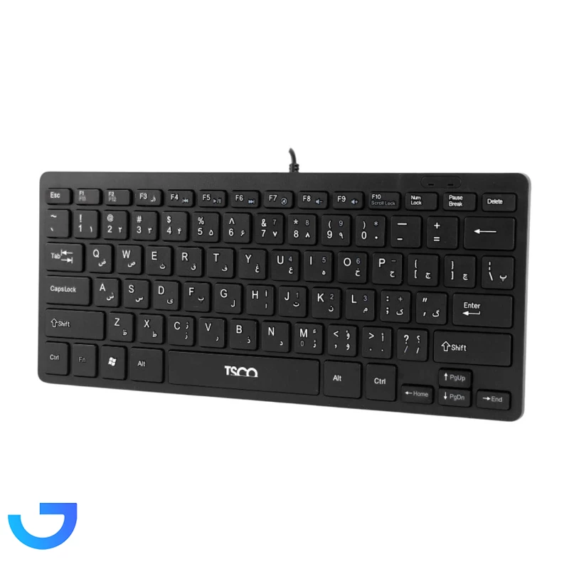قیمت و خرید کیبورد با سیم تسکو مدل TSCO TK 8044 | فروشگاه آریا