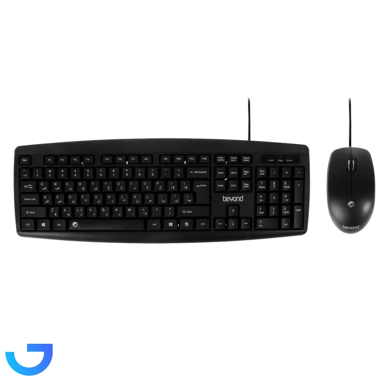 قیمت و خرید کیبورد و ماوس باسیم بیاند مدل Beyond  BMK-3420 | فروشگاه آریا