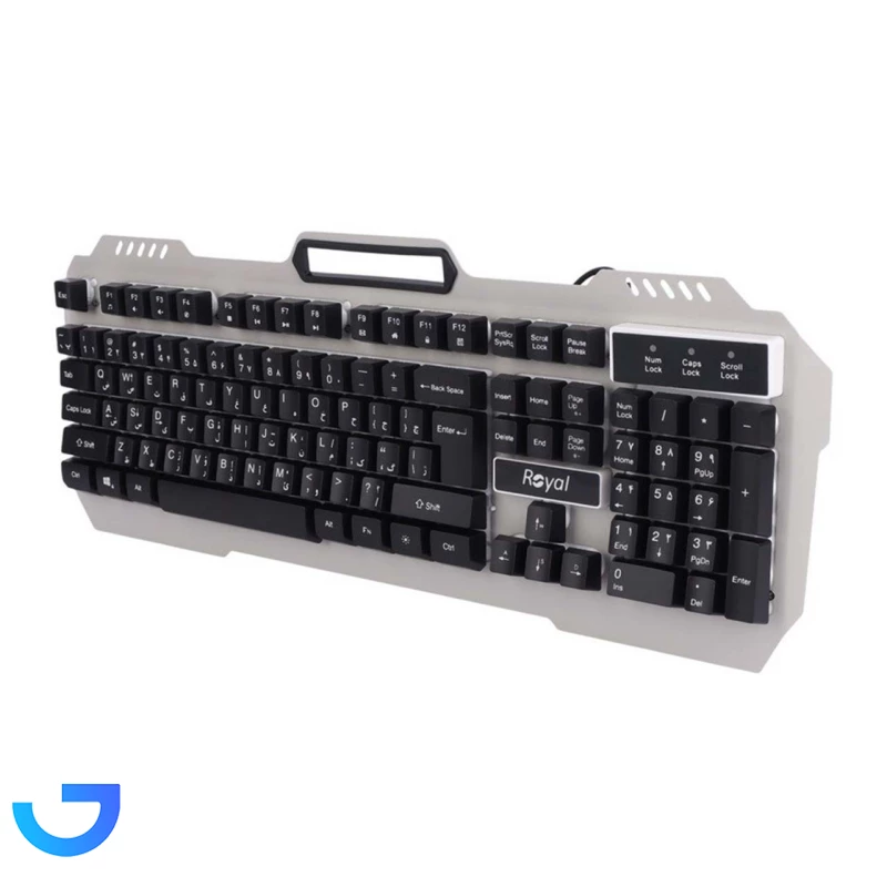 قیمت و خرید کیبورد باسیم گیمینگ رویال مدل Royal RKG-615 | فروشگاه آریا