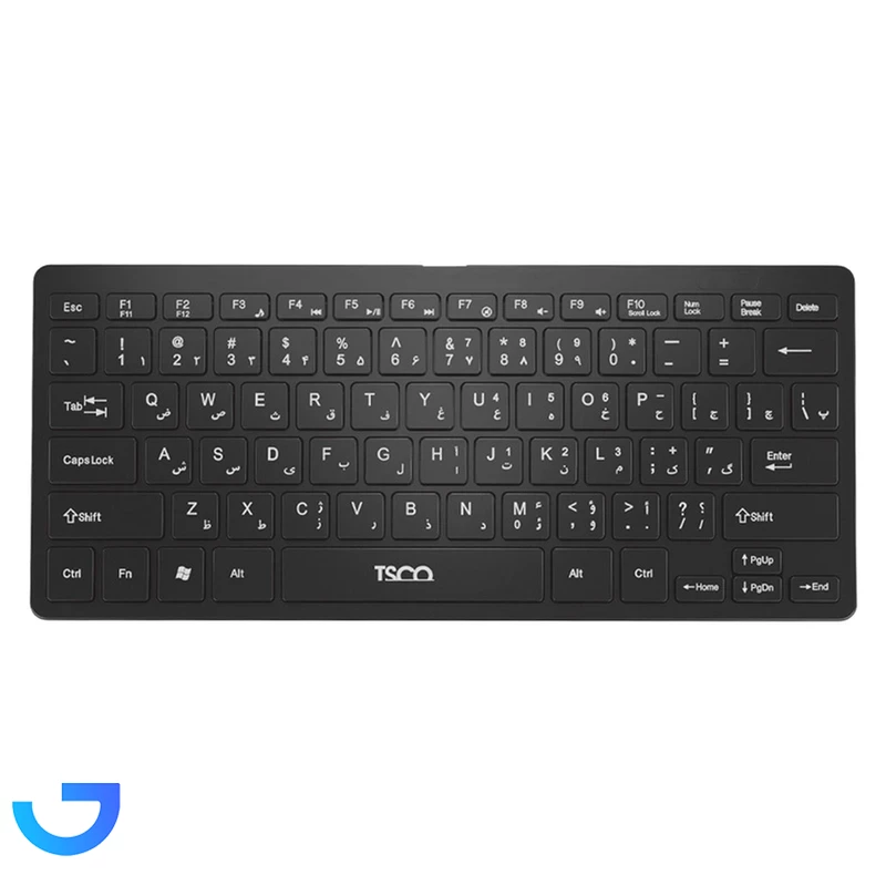 قیمت و خرید کیبورد با سیم تسکو مدل TSCO TK 8044 | فروشگاه آریا