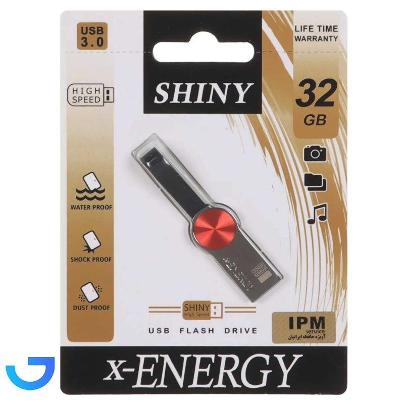فلش مموری ایکس انرژی مدل X-ENERGY Shiny USB3.0 Flash Memory-32GB نمای ۴