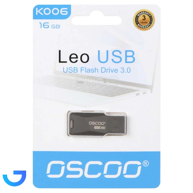قیمت و خرید فلش مموری اسکو مدل OSCOO K006 Leo USB3.0 - 16GB | فروشگاه آریا