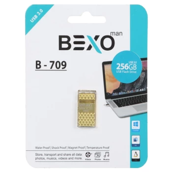فلش مموری بکسو مدل BEXO B-709 USB3.0 با ظرفیت 256 گیگابایت | فروشگاه آریا