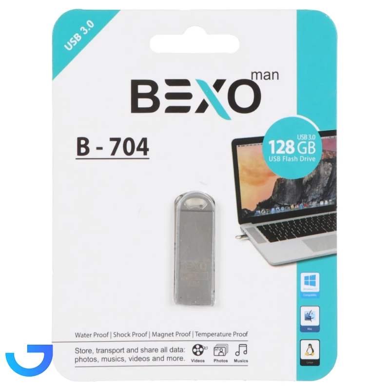 قیمت و خرید فلش مموری بکسو مدل BEXO B-704 USB3.0 با ظرفیت 128 گیگابایت | فروشگاه آریا