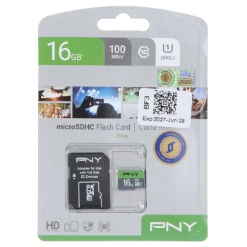 کارت حافظه microSDHC پیانوای مدل Elite U1 UHS-I Class 10-100 MB/s - 16GB | فروشگاه آریا