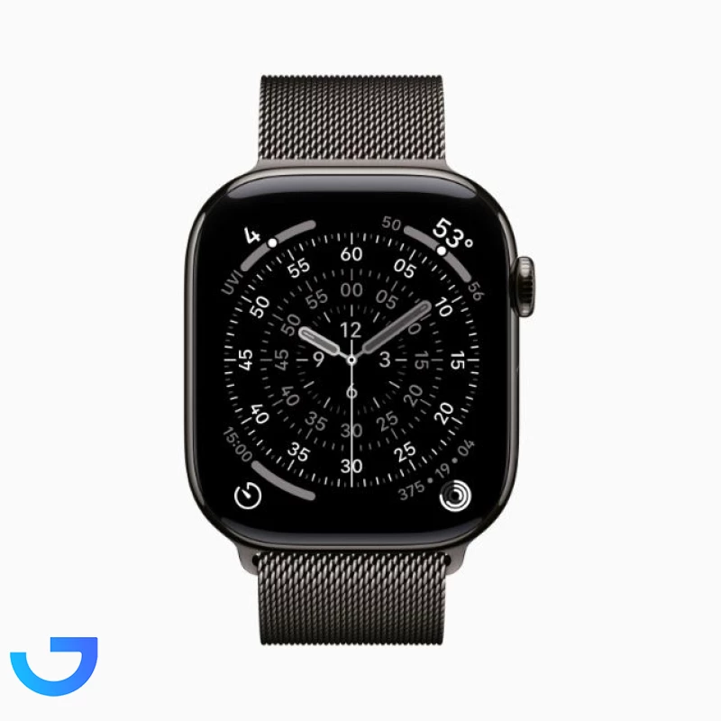 قیمت و خرید ساعت هوشمند اپل واچ سری ۱۱ قاب تیتانیومی ۴6 میلیمتری | فروشگاه آریا قیمت و خرید ساعت هوشمند اپل واچ سری ۱۱ قاب تیتانیومی ۴6 میلیمتری | فروشگاه آریا