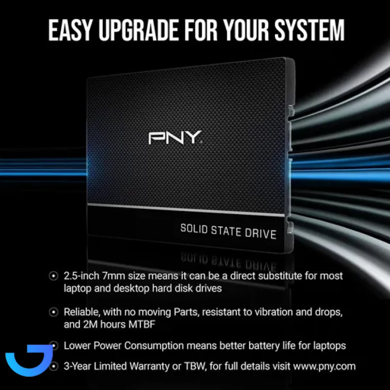 قیمت و خرید حافظه اس اس دی اینترنال پی ان وای مدل CS900 با ظرفیت 1 ترابایت | فروشگاه آریا