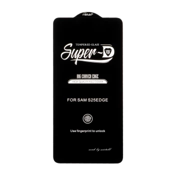 محافظ صفحه نمایش شیشه ای Full Cover Super D Mietubl-ESD مدل Samsung Galaxy S25 Edge | فروشگاه آریا
