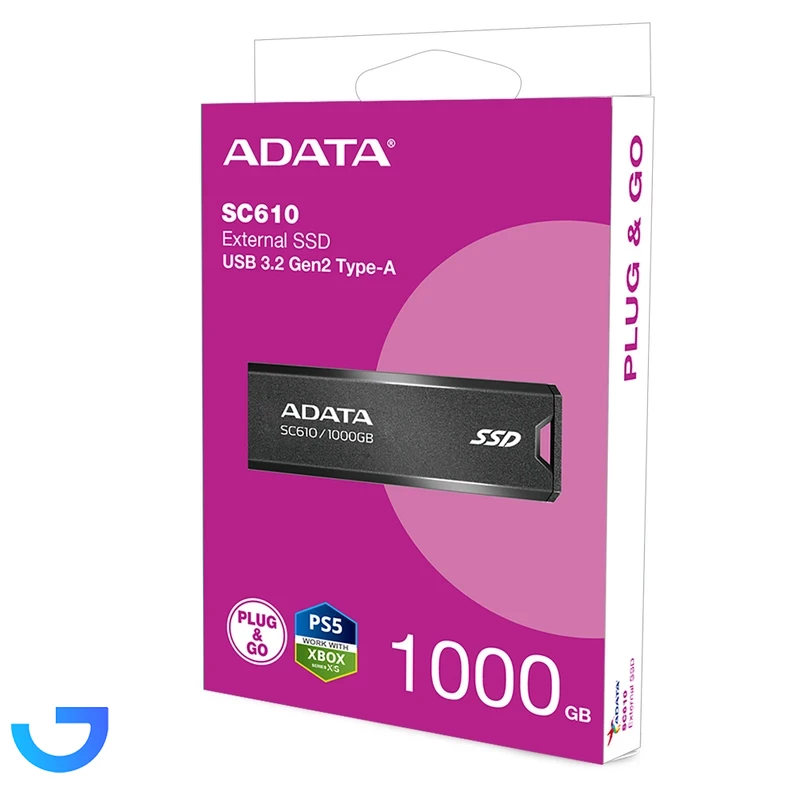 قیمت و خرید هارد اکسترنال ای دیتا مدل SC610  SSD USB3.2 با ظرفیت 1TB | فروشگاه آریا