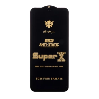محافظ صفحه نمایش آنتی استاتیک Full Cover Super X مدل Samsung Galaxy A17 / A16 / A26 | فروشگاه آریا