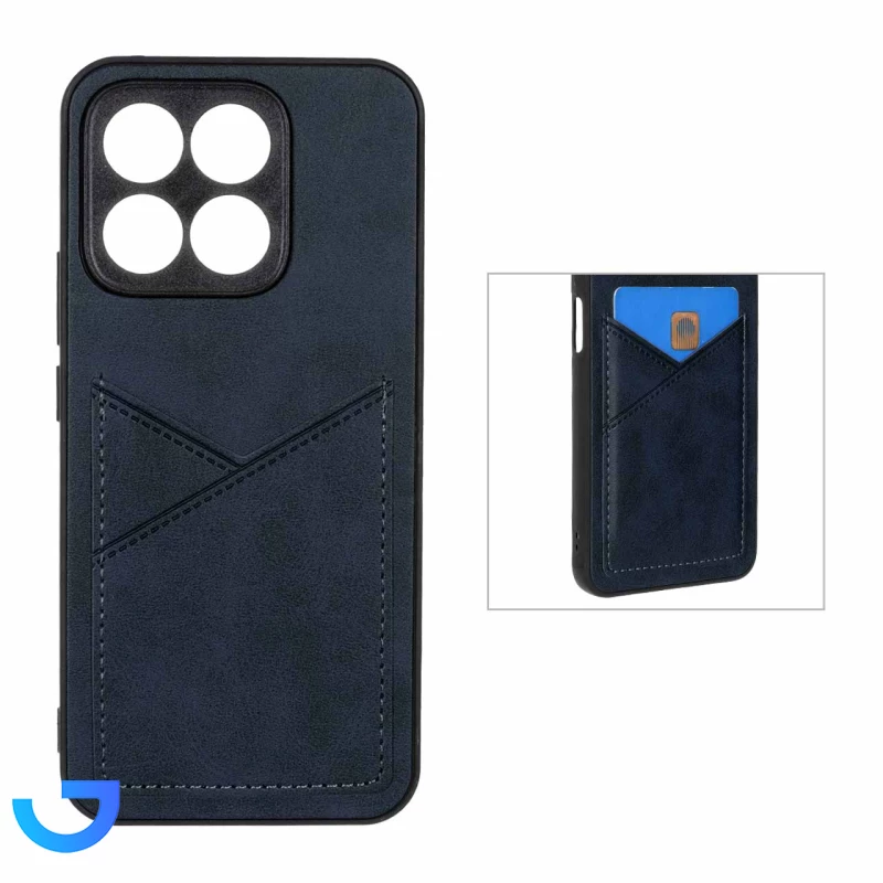 قیمت و خرید قاب طرح چرم جاکارتی دار داخل خز مناسب برای  Honor X8c | فروشگاه آریا