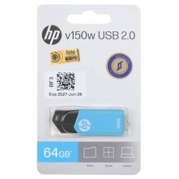فلش مموری اچ پی مدل HP V150W USB2.0 Flash Memory - 64GB | فروشگاه آریا