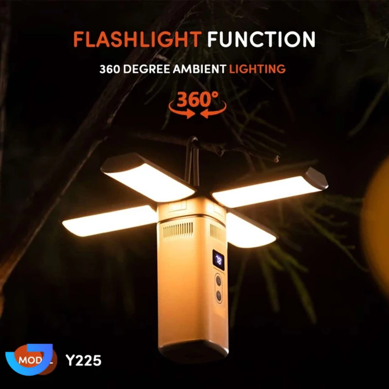 قیمت و خرید اسپیکر بی سیم و چراغ کمپینگ Crbe مدل Y225 | فروشگاه آریا