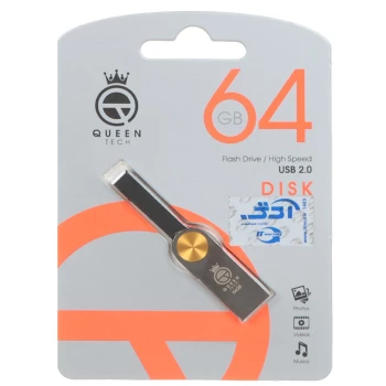 فلش مموری کوئین مدل Queen DISK USB2.0 Flash Memory - 64GB | فروشگاه آریا