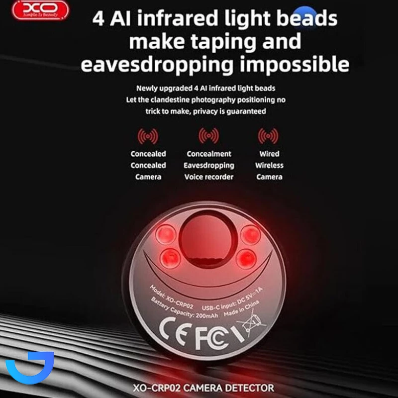 قیمت و خرید ردیاب دوربین مدار بسته ایکس او مدل CRP02 | فروشگاه آریا