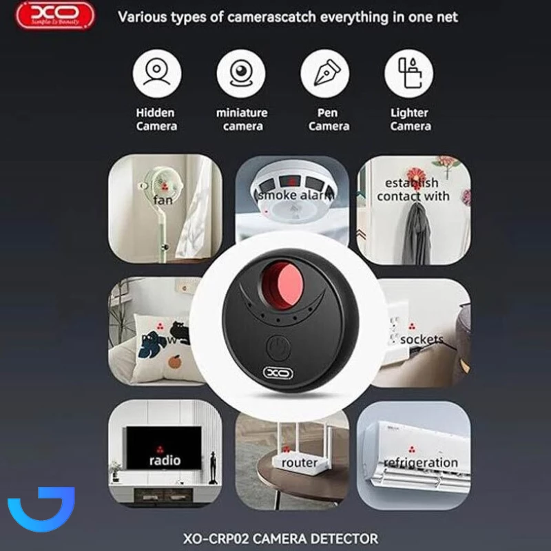 قیمت و خرید ردیاب دوربین مدار بسته ایکس او مدل CRP02 | فروشگاه آریا