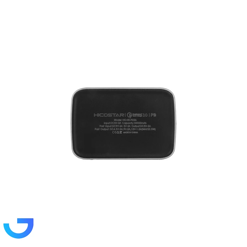 قیمت و خرید پاوربانک (PD و فست شارژ) Hicostar 22.5W 30000mAh مدل HS-P226 | فروشگاه آریا