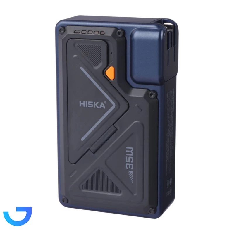 پاوربانک PD و فست شارژ Hiska 20000mAh مدل HP-226PD 35W نمای ۲
