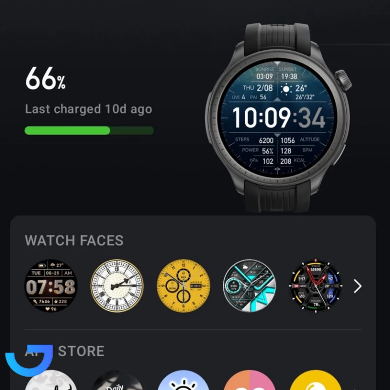 قیمت و خرید ساعت هوشمند آمیزفیت مدل Amazfit Balance (سایز قاب 46 میلی‌متر) | فروشگاه آریا