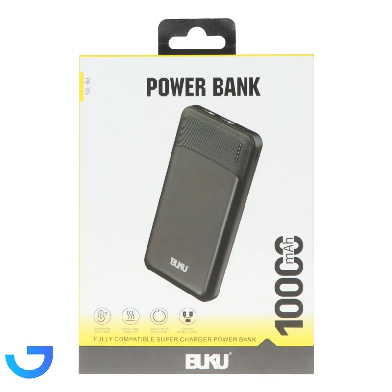 قیمت و خرید پاوربانک فست شارژ BUKU 10000mAh مدل PB-105 | فروشگاه آریا