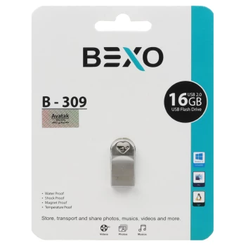 فلش ممورری بکسو مدل BEXO B-309 USB2.0 Flash Memory-16GB | فروشگاه آریا
