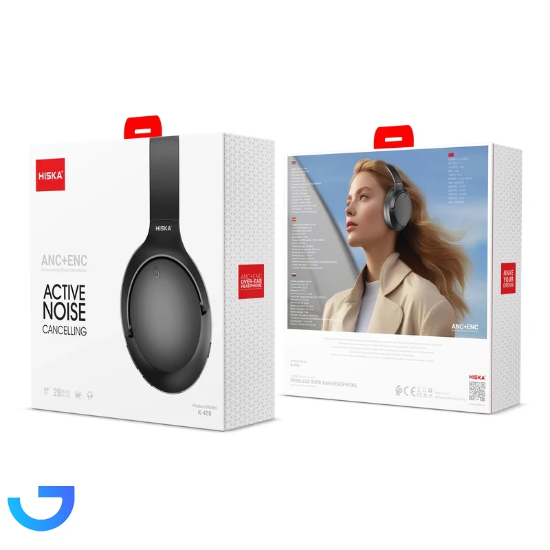 قیمت و خرید هدفون بلوتوثی هیسکا مدل K-450 ANC+ENC | فروشگاه آریا