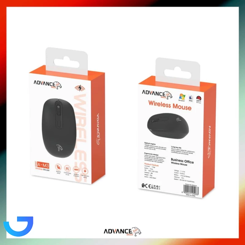 قیمت و خرید موس ADVANCE مدل A-M3 بی سیم | فروشگاه آریا
