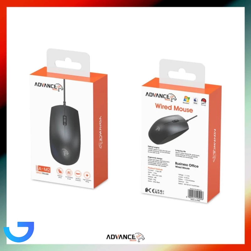 قیمت و خرید موس ADVANCE مدل A-M2 بی سیم | فروشگاه آریا
