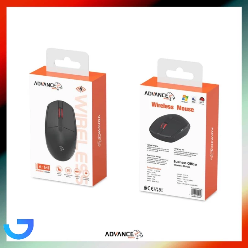قیمت و خرید موس ADVANCE مدل A-M1 بی سیم | فروشگاه آریا