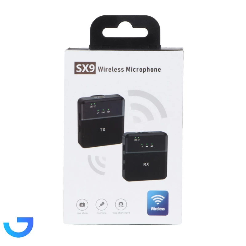 قیمت و خرید میکروفون یقه ای بی سیم Type-C مدل SX9 | فروشگاه آریا قیمت و خرید میکروفون یقه ای بی سیم Type-C مدل SX9 | فروشگاه آریا