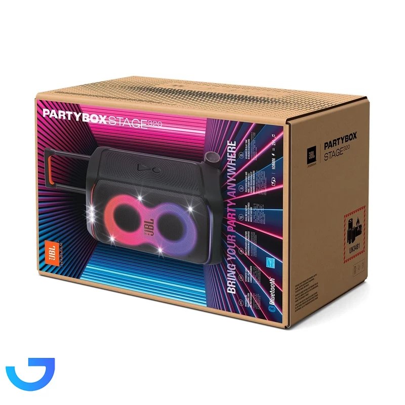 قیمت و خرید اسپیکر بلوتوثی جی بی ال مدل partybox Stage 320 | فروشگاه آریا